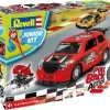 Revell Junior Kit - Racerbil Med Pull Back Funktion - 1:20 - Rød - 36 Dele