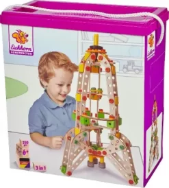 Eichhorn Constructor - 3-I-1 Byggesæt I Træ - Rumraket