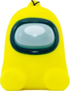 Among Us - Figur Med Lys - Gul - 9 CM