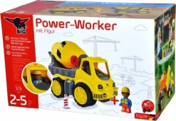 Big - Power-Worker Cementbil Med Figur -Legetøjsland big power cementbil figur 559310 4