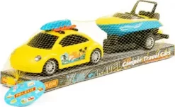 Legetøjs Bil Med Båd På Trailer - Polesie - 40 CM