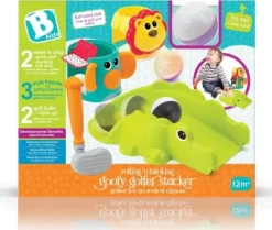 2-I-1 Golf Og Stablelegetøj - Goofy Golfer Stacker - Bkids
