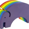 Bobles - Elefant - Stor - Regnbue -Legetøjsland bobles elephant l 24 rainbow 04 311 024 999 604504