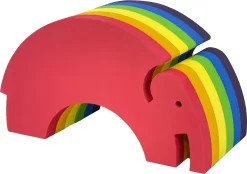 Bobles - Elefant - Stor - Regnbue -Legetøjsland bobles elephant l 24 rainbow 04 311 024 999 604504 2