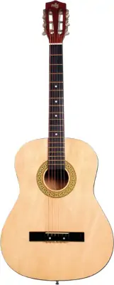 Børneguitar - Akustisk Begynder Guitar I Træ - 98 CM