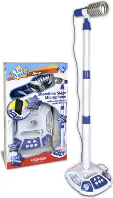 Bontempi - Legetøjsmikrofon På Stativ Med 12 Sange