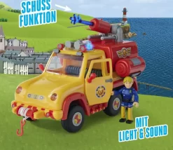 Brandmand Sam - Brandbil Med Lys Og Lyd - Inkl. Penny Figur - 19 CM -Legetøjsland brandmand sam brandbil venus 20 mlyd og lys 559332 5