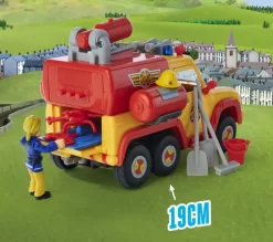 Brandmand Sam - Brandbil Med Lys Og Lyd - Inkl. Penny Figur - 19 CM -Legetøjsland brandmand sam brandbil venus 20 mlyd og lys 559332 6