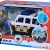 Brandmand Sam Bil - Politibil Med Figur