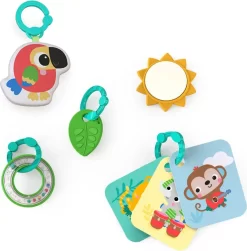 Bright Starts - 4-I-1 Aktivitetstæppe Med Lys Og Lyd -Legetøjsland bright starts 4 i 1 aktivitets gym med klaver og tromme 552954 3