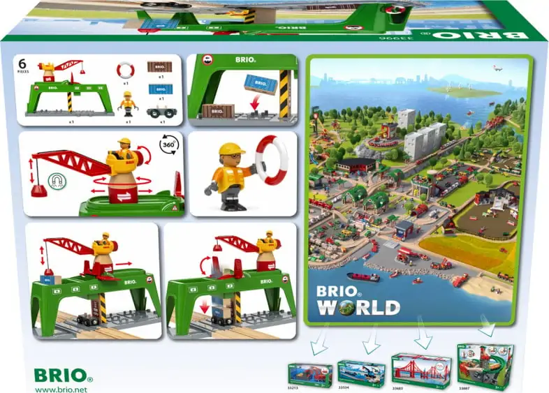 Brio World - Containerkran - 33996 7 Brio World - Containerkran - 33996 - Billede 5