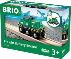 Brio - Lokomotiv - 33214 -Legetøjsland brio fragtlokomotiv batteridrevet 382689 3