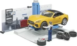 Bruder - Bilværksted Legetøj - Bworld Car Service