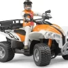 Bruder - Crosser Med Chauffør - 63000 -Legetøjsland bruder quad with driver 63000 335961