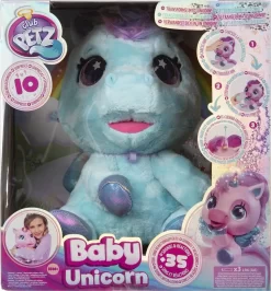 Club Petz - Enhjørning Bamse Med Lyde - Blå -Legetøjsland club petz baby enhjoerning turkis 580147 2