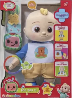 Cocomelon - Jj Dukke Med Lyd - Interaktiv - Boo Boo