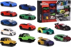 Majorette Biler - 13 Små Legetøjsbiler - Limited Edition