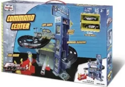 Maisto Fresh Metal - 2-I-1 Racerbane Og Garage Inkl. 2 Biler - 85 CM