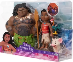 Vaiana Figurer - Moana Og Maui - Disney - 4-Pak -Legetøjsland disney prinsesse vaiana gavesaet 588618 4