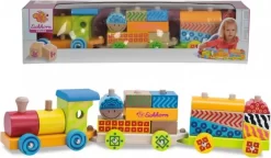 Eichhorn - Tog I Træ Med Vogne Og 15 Klodser -Legetøjsland eichhorn tog i trae med vogne 471882 2