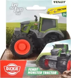 Fendt Traktor Legetøj - Monster Tractor - 9 CM - Dickie Toys