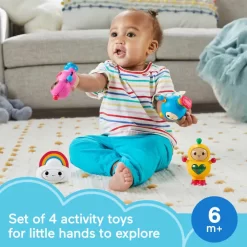 Fisher-Price - Happy World Figurer - Sæt Med 4 Stk -Legetøjsland fisher price happy world friends gavesaet 567050 2