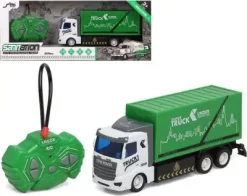 Fjernstyret Bil - Skraldebil Med Fjernbetjening - Str. 1:48 - Truck - Grøn