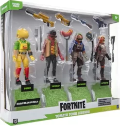 Fortnite Figurer - Squad Mode - Tomato Town Legends - 4-Pak -Legetøjsland fortnite squad mode 4 figurer series 6 545489 1