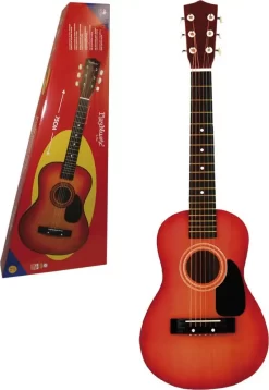 Guitar Til Børn - Akustisk Børneguitar I Træ - 75 CM -Legetøjsland guitar til boern akustisk boerneguitar i trae 75 cm 601207 1