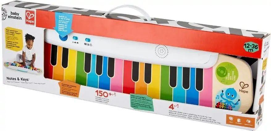 Hape - Baby Einstein - Legetøjs Keyboard Med Lyd 4 Hape - Baby Einstein - Legetøjs Keyboard Med Lyd - Billede 2