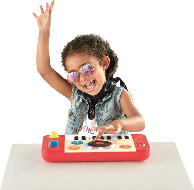 Dj Pult Legetøj Til Børn - Med Lyd - Hape 5 Dj Pult Legetøj Til Børn - Med Lyd - Hape - Billede 3