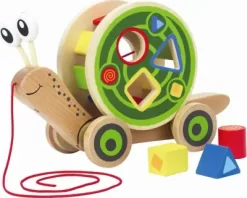 Hape Trækdyr / Puttekasse - Walk-A-Long Snail