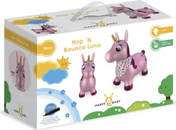 Hoppedyr Til Børn - Enhjørning - Hop 'N Bounce - Happy Baby 11 Hoppedyr Til Børn - Enhjørning - Hop 'N Bounce - Happy Baby -Legetøjsland happy baby hop n bounce luna 603846 4