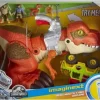Imaginext - Jurassic World - T-Rex Dinosaur Legetøj -Legetøjsland imaginext jurassic world t rex dinosaur legetoej 563262