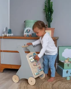 Jabadabado - Gåvogn Med Aktiviteter - Grå -Legetøjsland jabadabado gaavogn med aktiviteter graa ja w7176 580509 3