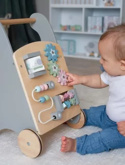 Jabadabado - Gåvogn Med Aktiviteter - Grå -Legetøjsland jabadabado gaavogn med aktiviteter graa ja w7176 580509 5