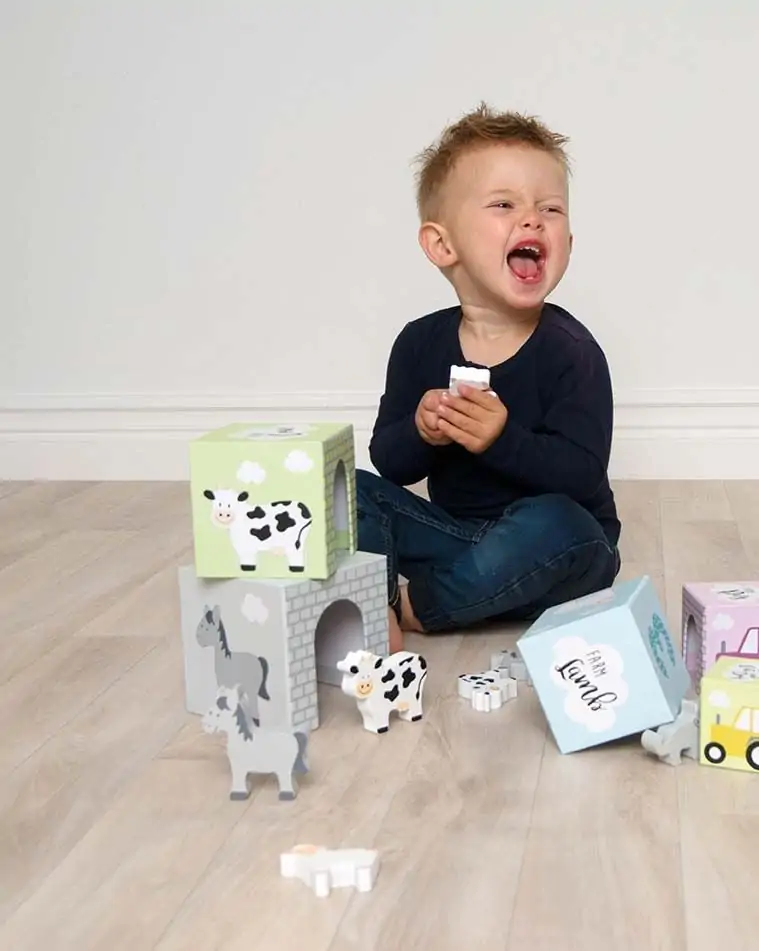 Stableklodser Med Dyre Figurer - Jabadabado - 15 Dele 4 Stableklodser Med Dyre Figurer - Jabadabado - 15 Dele - Billede 2