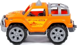 Jeep Legetøjs Bil Til Børn - Polesie - Orange - 27 CM -Legetøjsland jeep 272x153x141cm i net orange 87621 605062 2