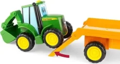 John Deere - Traktor Legetøj Sæt - 2 Stk -Legetøjsland john deere transport legesaet 553013 2