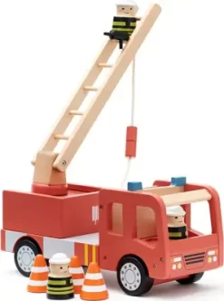 Kids Concept - Brandbil I Træ