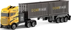 Fjernstyret Lastbil Med Containere - Inkl. Tilbehør - 1:16 - 9 Dele - Crazon -Legetøjsland lastbil rc mcontainere skilte 116 24ghz gul gm1918a 572314 4