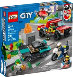 Lego City - Brandslukning Og Politijagt - 60319