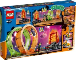 Lego City - Stuntarena Med Dobbelt Loop - 60339 -Legetøjsland lego city double loop stunt arena 60339 566151 4