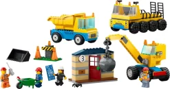 Lego City - Nedrivnings Kran Og Entreprenørmaskiner - 60391 -Legetøjsland lego city entreprenoermaskiner og nedrivningskran 60391 604716 3