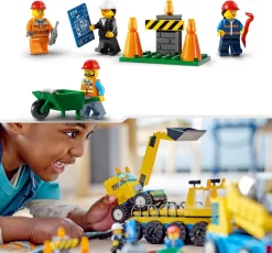 Lego City - Nedrivnings Kran Og Entreprenørmaskiner - 60391 -Legetøjsland lego city entreprenoermaskiner og nedrivningskran 60391 604716 5