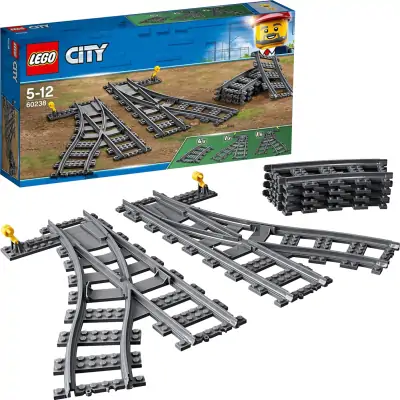 Lego City - Skiftespor Pakke Med 6 Dele 3 Lego City - Skiftespor Pakke Med 6 Dele