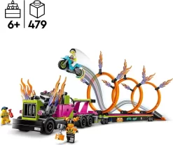 Lego City - Stunttruck Og Ildringe-Udfordring - 60357 -Legetøjsland lego city stunttruck og ildringe udfordring 60357 596396 3