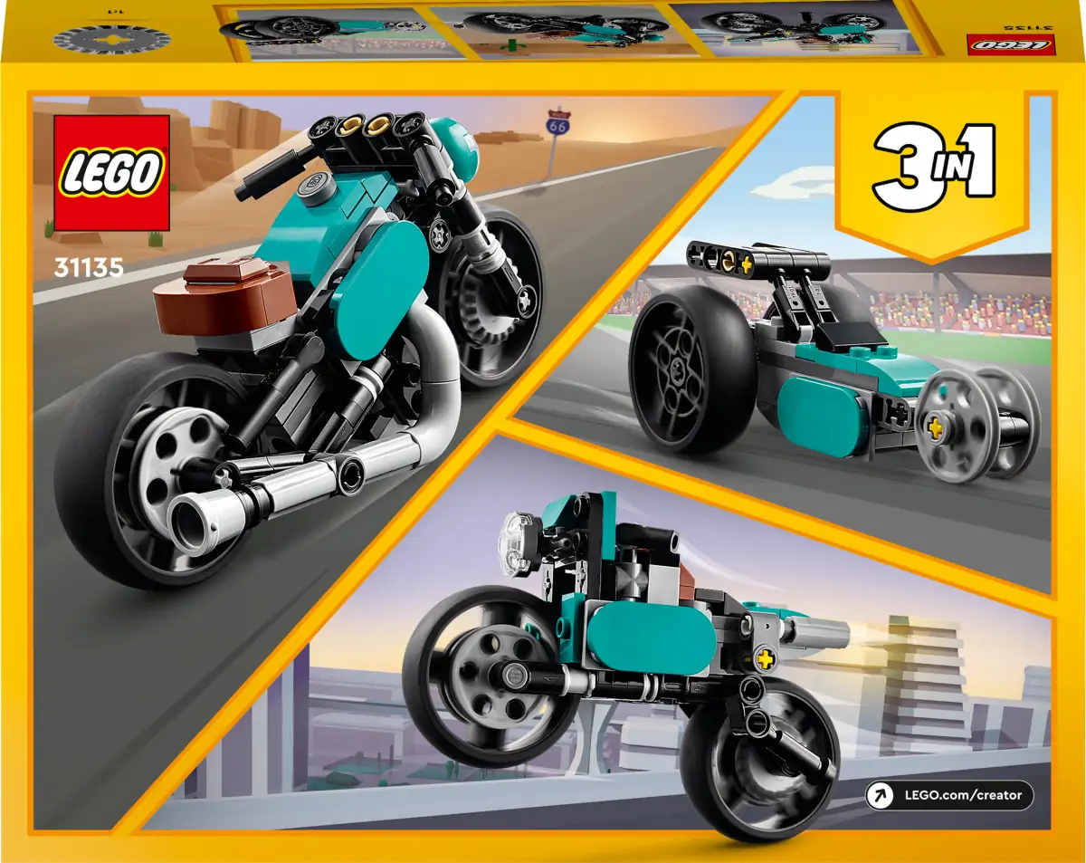 Lego Creator - Vintage Motorcykel - 31135 - Billede 4