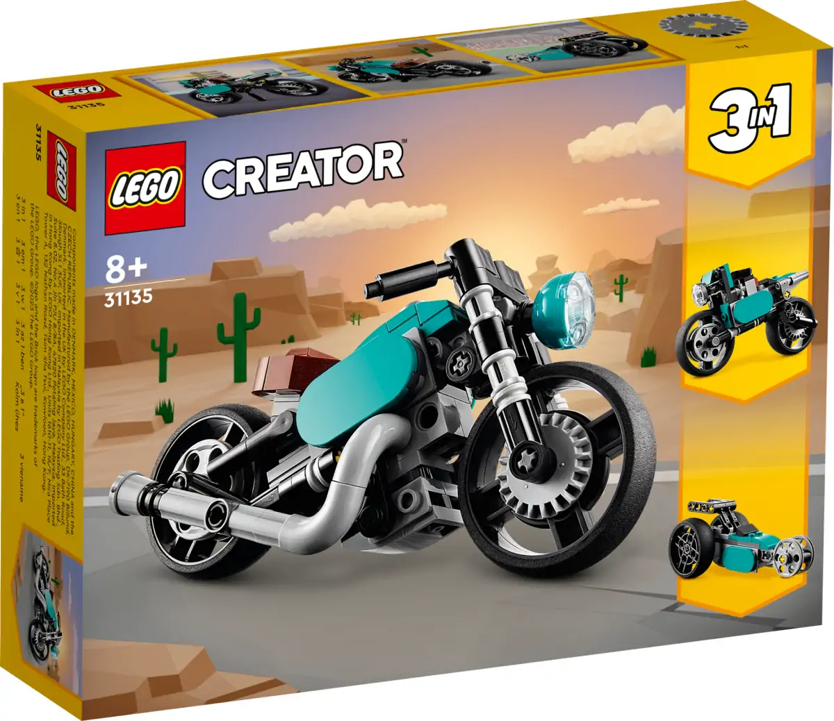Lego Creator - Vintage Motorcykel - 31135 - Billede 5