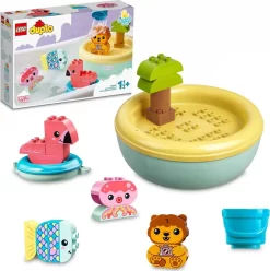 Lego Duplo - Sjov I Badet - Flydende Dyreø - 10966 -Legetøjsland lego duplo sjov i badet flydende dyreoe 10966 551301 6